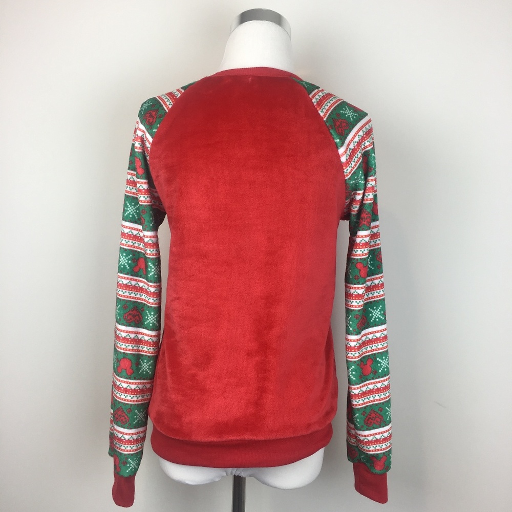 Mickey Mouse Sequin Reindeer Christmas Sweater - Picture 7 of 8